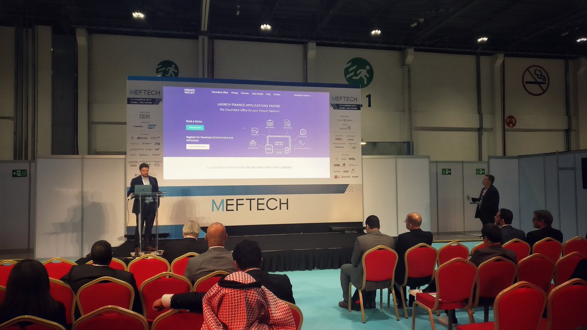 Picture of Paul Higgins talking at Meftech 2017 