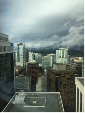 View from Globe Series conference in Vancouver Canada